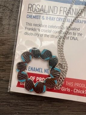 Women in Science DNA Enamel Necklace